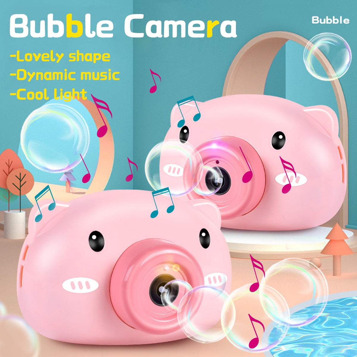 BUBBLE CAMERA (Animal Design)