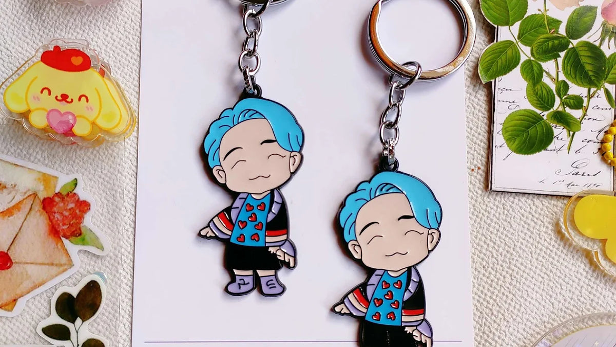 BTS METAL-KEYCHAIN