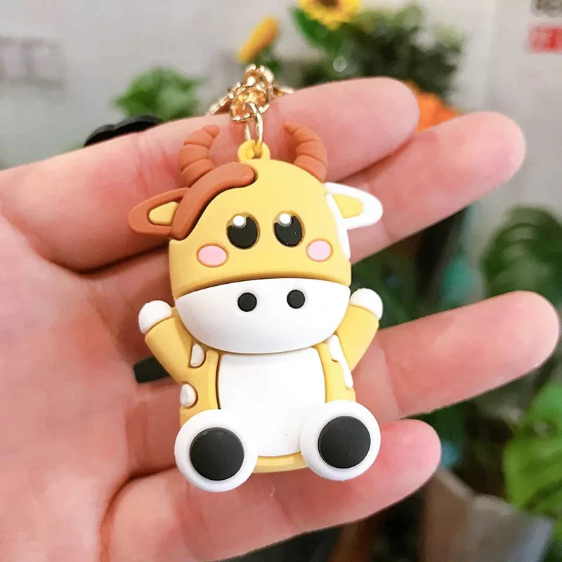 MILE COW KEYCHAIN