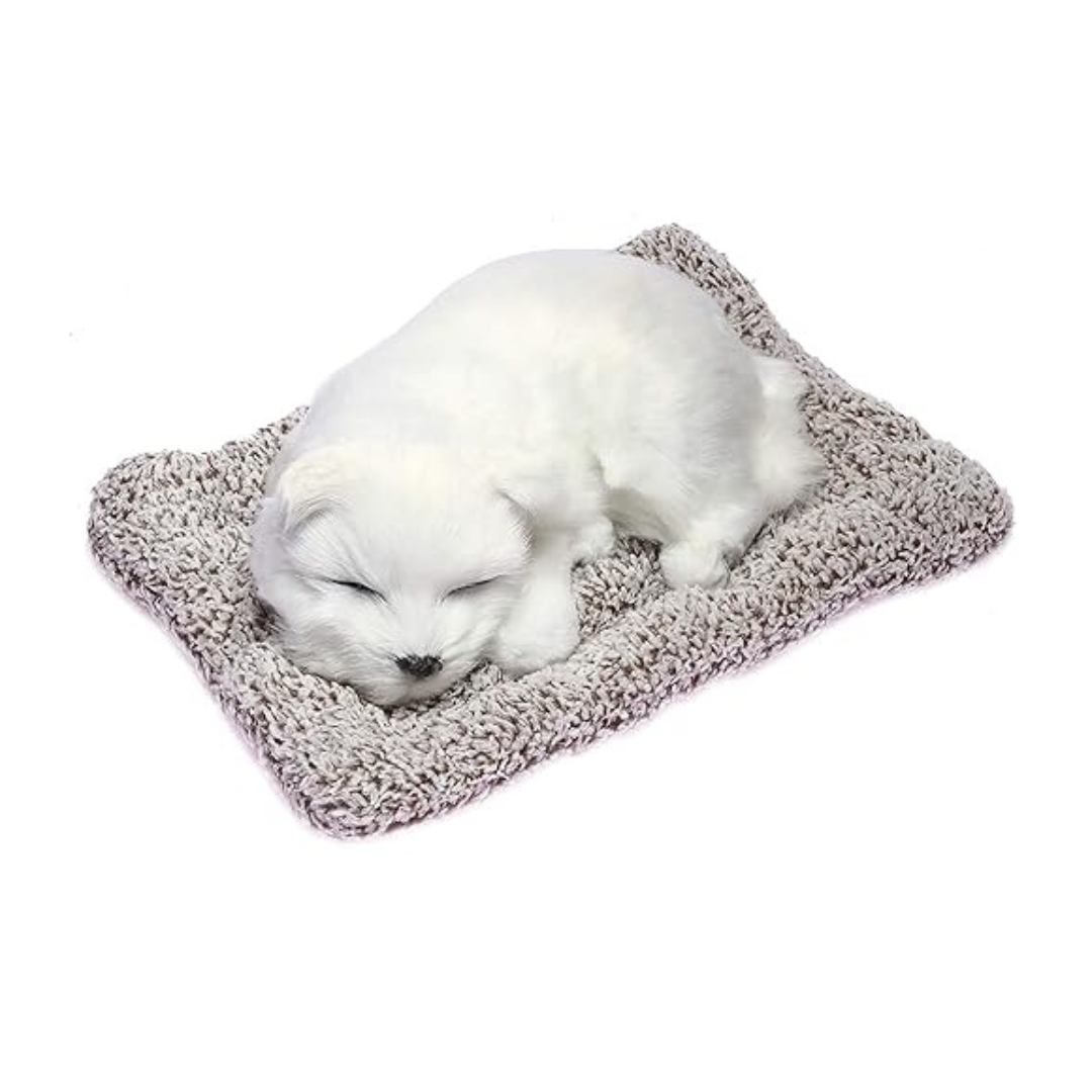 SLEEPING PET ( Cute Dog) White