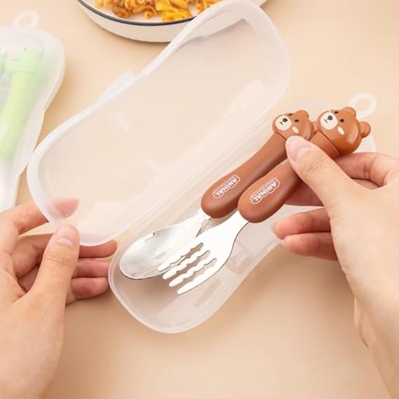 KIDS _ANIMAL SPOON FORK