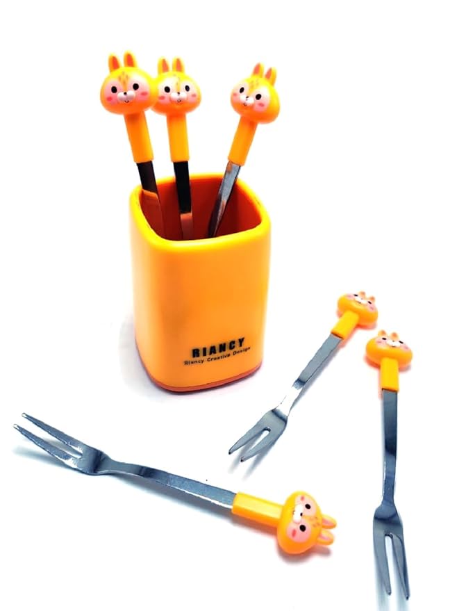 FRUIT FORK SET (Cartoon Squirrel)