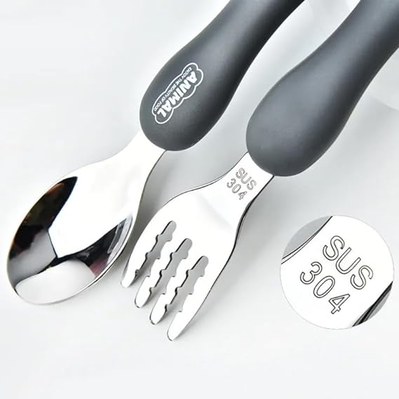 KIDS _ANIMAL SPOON FORK