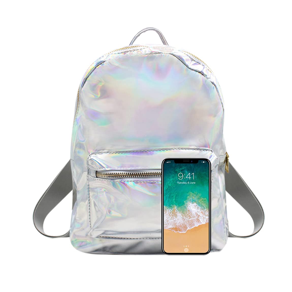 SILVER HOLOGRAPHIC- BACKPACK