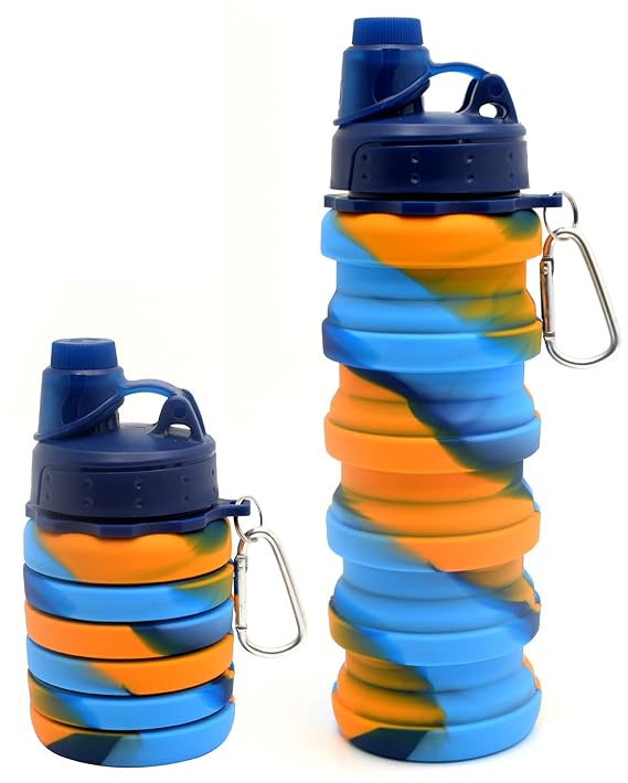 Silicon foldable water bottle