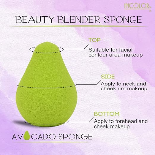 Avocado Makeup Sponge Set