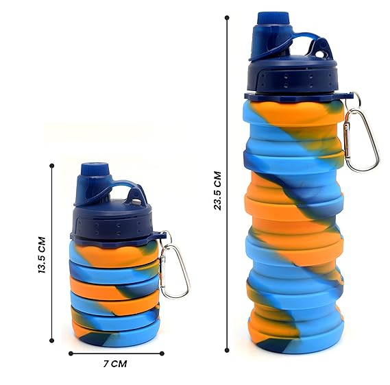 Silicon foldable water bottle