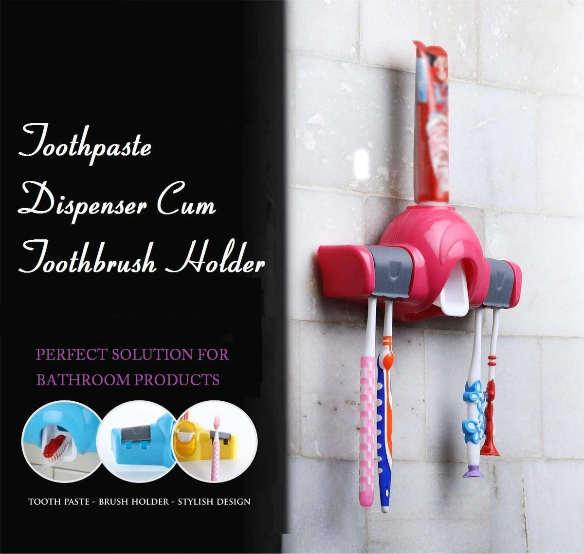 WALL TOOTHBRUSH HOLDER