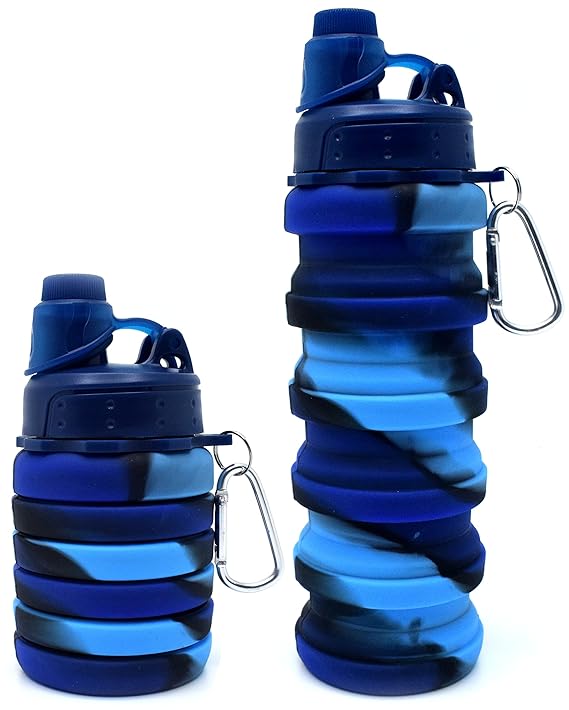 Silicon foldable water bottle