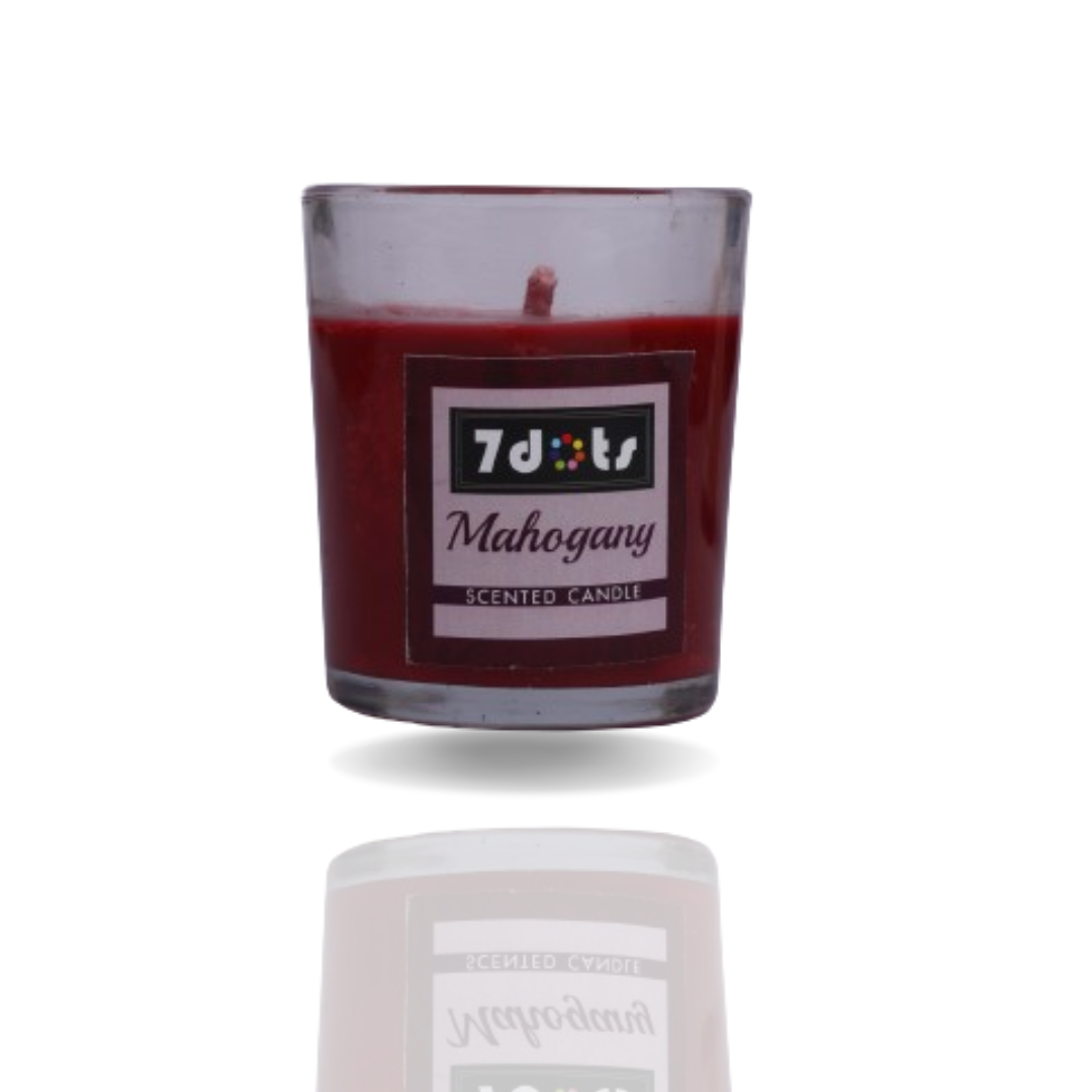 Mahogany Glass candle