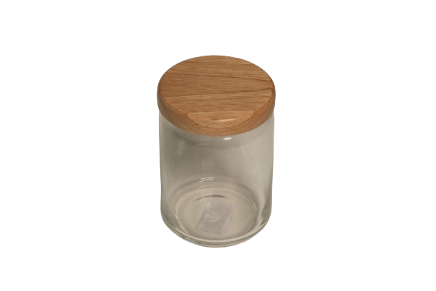 WOODEN POP JAR