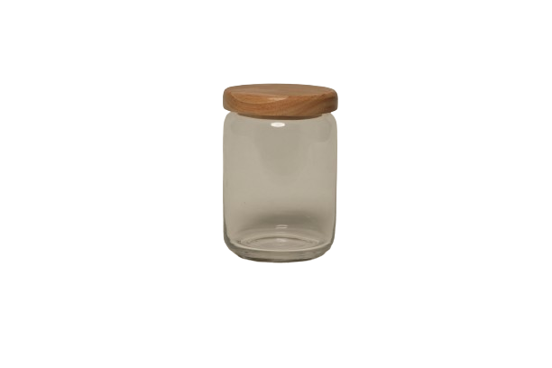 WOODEN POP JAR