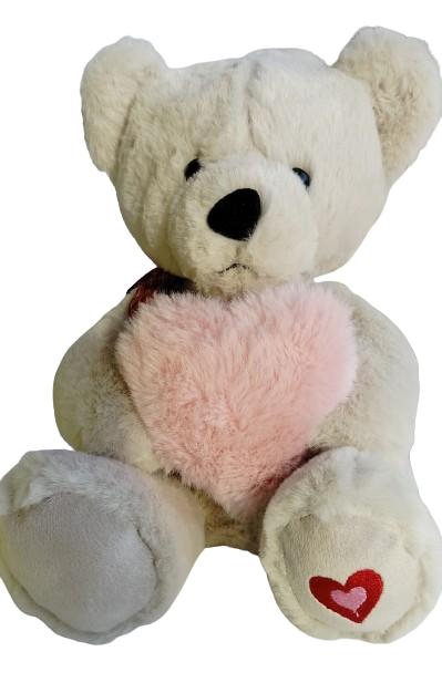 HEART TEDDY -30CM